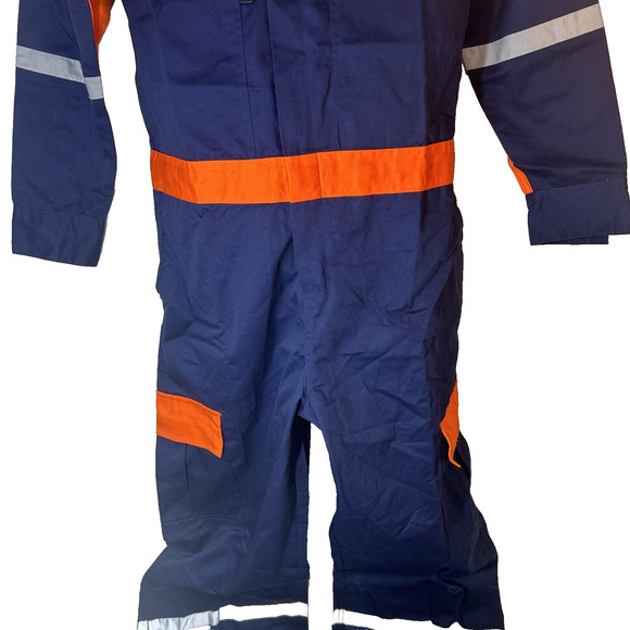 Kolossus Men Coveralls Enhanced Long Sleeve Blended Jumpsuit - Zippered Small - Picture 2 of 9